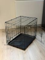 Zwarte honden bench middel, Dieren en Toebehoren, Hondenbenches, Ophalen of Verzenden, Zo goed als nieuw