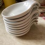Amuse lepel // per stuk// diam. 7.5 cm. Porselein, Huis en Inrichting, Ophalen of Verzenden, Overige stijlen, Schaal of Schalen