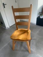 6 Blank Eiken Stoelen - Gebruikt, Ophalen, Gebruikt, Bruin, Vijf, Zes of meer stoelen