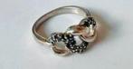 Royale zilveren ZINZI ring, Verzenden, Zo goed als nieuw, 17 tot 18, Dame