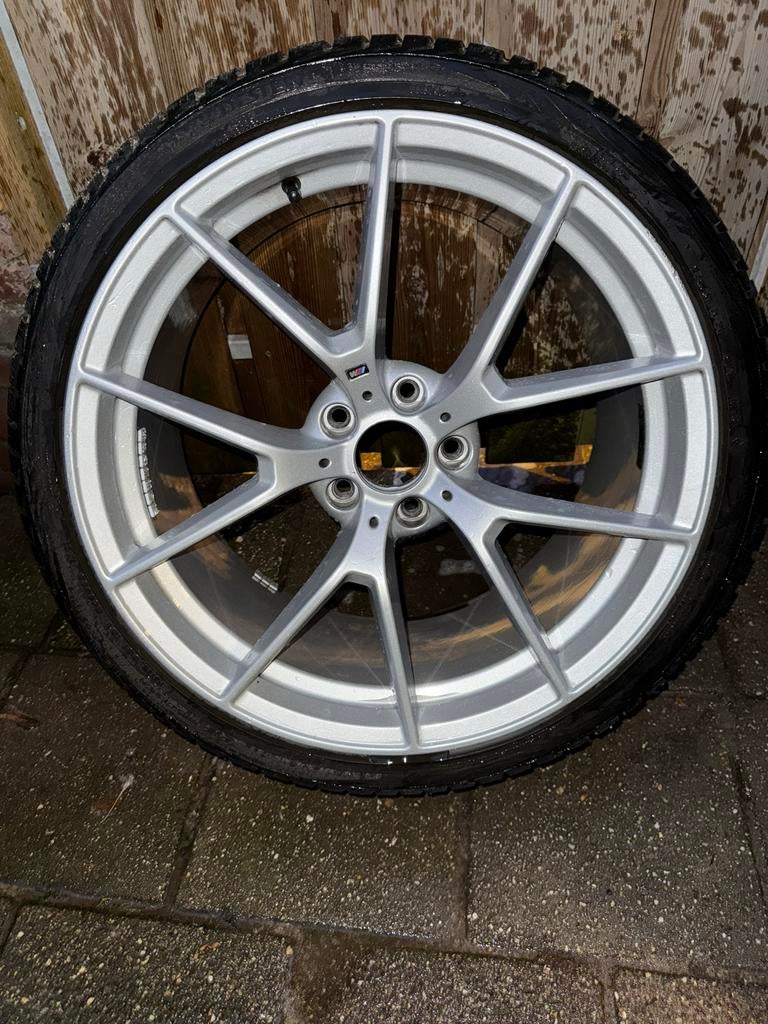 600 DIT WEEKEND OPHALEN!!!BMW M4CS Replica Velgen 5x120, Gebruikt, 255 mm, Banden en Velgen, Ophalen of Verzenden