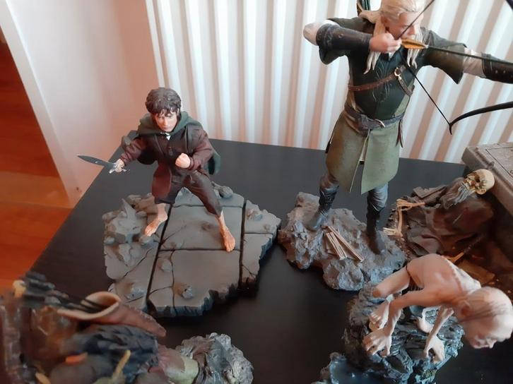 LoTR Frodo Iron Studios BDS 1/10 statue, Verzamelen, Lord of the Rings, Zo goed als nieuw, Beeldje of Buste, Ophalen of Verzenden