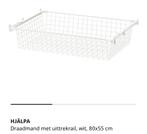 Ikea draadmand Hjälpa met rail - 4 stuks, Ophalen, 50 tot 100 cm, Zo goed als nieuw, Minder dan 100 cm