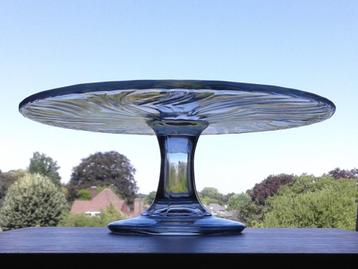 Taartschaal Persglas Vintage beschikbaar voor biedingen