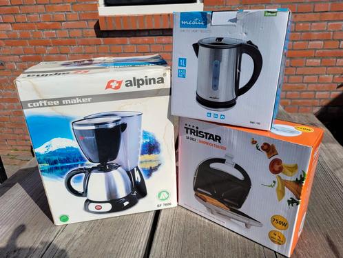 Camping Koffiezetapparaat, Waterkoker & Sandwich Toaster, Caravans en Kamperen, Kampeeraccessoires, Gebruikt, Ophalen of Verzenden