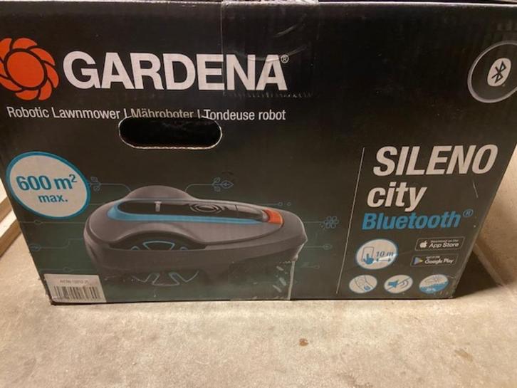 Te koop Gardena bleutooth robotmaaier, Tuin en Terras, Robotmaaiers, Nieuw, Minder dan 20 cm, Bestuurbaar via app, Ophalen