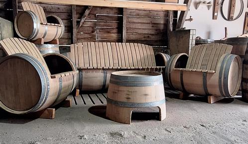 Eikenhouten tuinmeubilair EYECATCHERS, Tuin en Terras, Tuinsets en Loungesets, Zo goed als nieuw, Bank, Ophalen