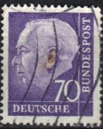 Duitsland Bundespost 1957 - Yvert 128 - Heuss (ST), Postzegels en Munten, Postzegels | Europa | Duitsland, Ophalen, BRD, Gestempeld