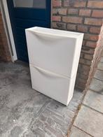2x TRONES Schoenenkast / opberger, wit, 52x18x39 cm, Ophalen of Verzenden, Gebruikt