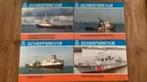 4 x scheepsrevue : tankschepen, rijksvaartuigen, sleepboten, Ophalen of Verzenden