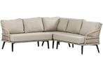Isabel hoek-loungeset, rope, 3-delig, ook in de kleur black, Nieuw, Ophalen of Verzenden, Loungeset, Bank