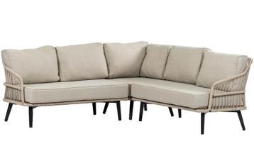 Isabel hoek-loungeset, rope, 3-delig, ook in de kleur black beschikbaar voor biedingen