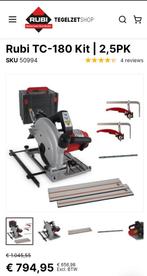 Rubi TC-180 Cirkelzaag - Tegelzaag, Doe-het-zelf en Verbouw, Gereedschap | Zaagmachines, Cirkelzaag, 600 tot 1200 watt, Ophalen of Verzenden