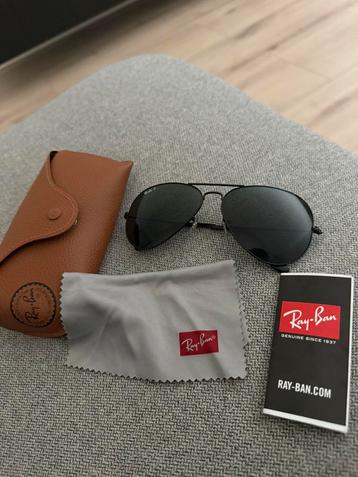 Ray-Ban Aviator Zonnebril – Zwart/Polarized – Amper Gedragen beschikbaar voor biedingen