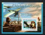 guinee 2007 pf blok luchtvaart vliegtuigen lindbergh, Ophalen of Verzenden, Postfris, Vliegtuigen