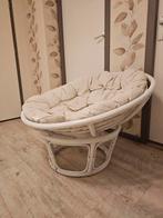 Witte papasan stoel, Ophalen, Gebruikt, Wit, Eén