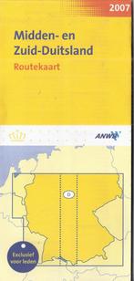 C252 plattegrond midden en zuid duitsland 2007 -, Ophalen of Verzenden, Gelezen, 1800 tot 2000, Landkaart