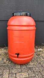 Regenton terracotta de laatste !! nu € 19 per stuk 230 liter, Ophalen, Kunststof, Met kraantje, 150 liter of meer