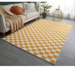 Geel geblokt tapijt vloerkleed blokken 200x140 gele wit blok, 100 tot 150 cm, Ophalen of Verzenden, H, H