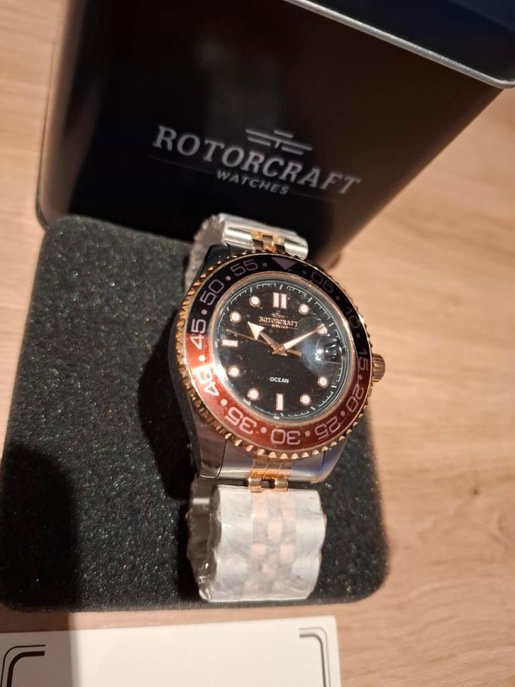 Rotorcraft Ocean RC4403 - Bi-color Herenhorloge, Sieraden, Tassen en Uiterlijk, Horloges | Heren, Nieuw, Polshorloge, Overige merken