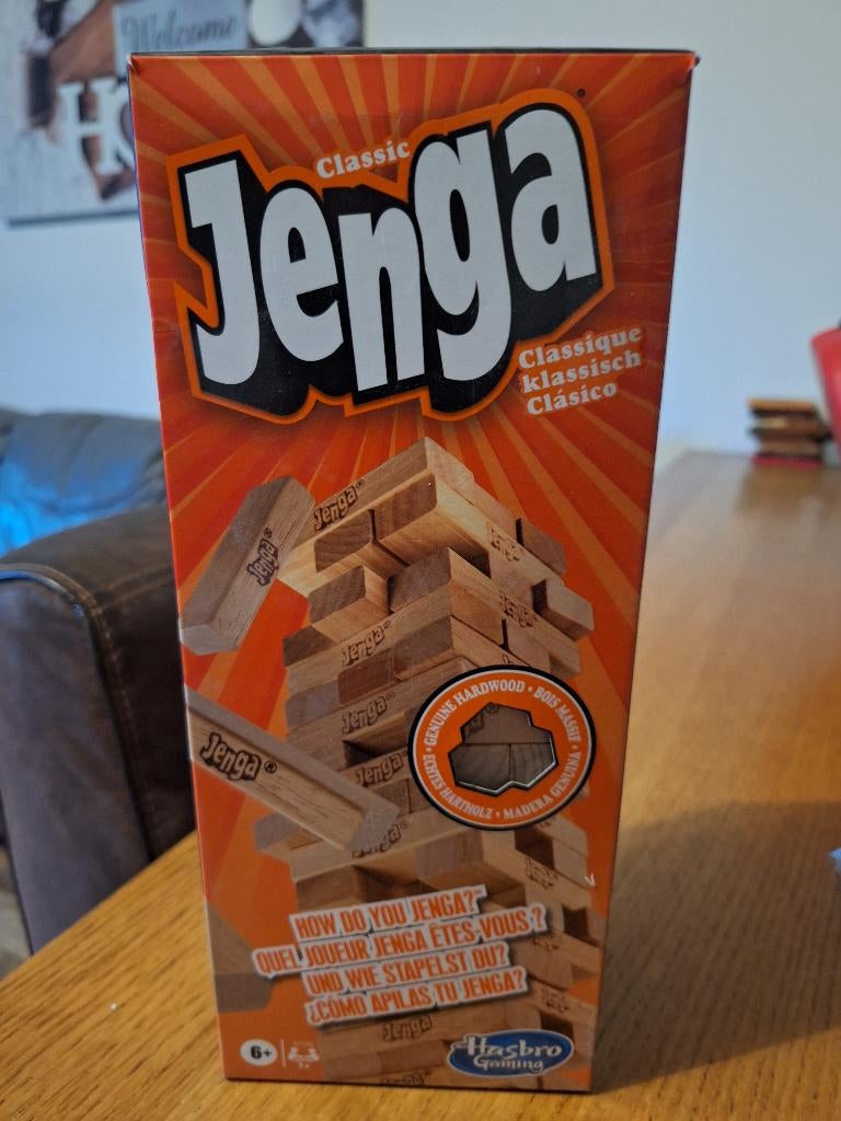 Jenga, Vijf spelers of meer, Ophalen, Zo goed als nieuw, Hasbro