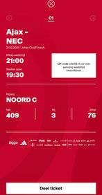 Ajax - NEC, Eén persoon, Mei