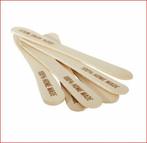 100x ice cream sticks Nicolas Vahe ijs stokken hout, Ophalen of Verzenden, Nieuw