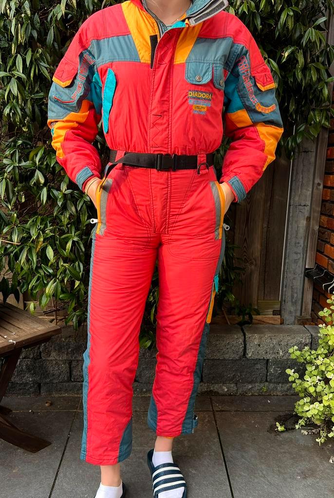 Vintage Retro Skipak XS, Kleding | Dames, Wintersportkleding, Gedragen, Pak, Maat 34 (XS) of kleiner, Ophalen of Verzenden