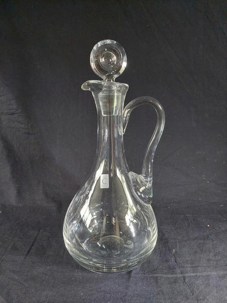 Elegante Kristallen Karaf - Eind 20e Eeuw, Antiek en Kunst, Antiek | Glas en Kristal, Ophalen