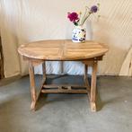 Tuintafel – uitschuifbaar - massief teakhout - TTM Wonen, Tuin en Terras, Tuintafels, TTM Wonen, Meubels – (Perzische) Tapijten en Woonaccessoires