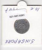 S21-N01-0261 Singapore 10 Cents VF 1987 KM51, Postzegels en Munten, Munten | Azië, Verzenden, Zuidoost-Azië