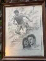 Potloodtekening Marco van Basten & Ruud Gullit 1990, Ophalen