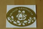 Embossing Sjabloon -Messing- Kerst, Ophalen, Zo goed als nieuw, Kerst, Pons of Mal