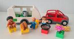 Duplo caravan met auto, Ophalen of Verzenden, Zo goed als nieuw, Duplo