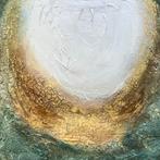 Abstract Schilderij met Textuur, Antiek en Kunst, Ophalen