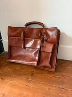 Vintage leren aktetas - The Bridge, Overige merken, Gebruikt, Bruin, Ophalen of Verzenden