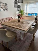 Riviera Maison Eettafel 150x150, Huis en Inrichting, Tafels | Eettafels, Ophalen, Gebruikt, Riviera maison, Vierkant
