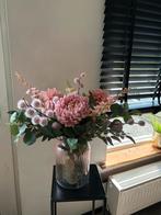 Roze Zijden Boeket met Vaas - Nieuw, Ophalen of Verzenden, Nieuw, Binnen