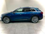 Audi e-tron 55 quattro advanced 95 kWh S.O.H. accu 100% 1st, Auto's, Oldtimers, Automaat, Blauw, 360 pk, Leder