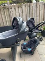 Kinderwagen Anex e/type Noir 2-in-1 - Luxe leer, Gebruikt, Met autostoeltje, Ophalen, Kinderwagen