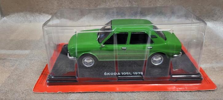 Poolse Hachette 1978 Skoda 105L, Hobby en Vrije tijd, Modelauto's | 1:24, Nieuw, Auto, Overige merken, Ophalen of Verzenden