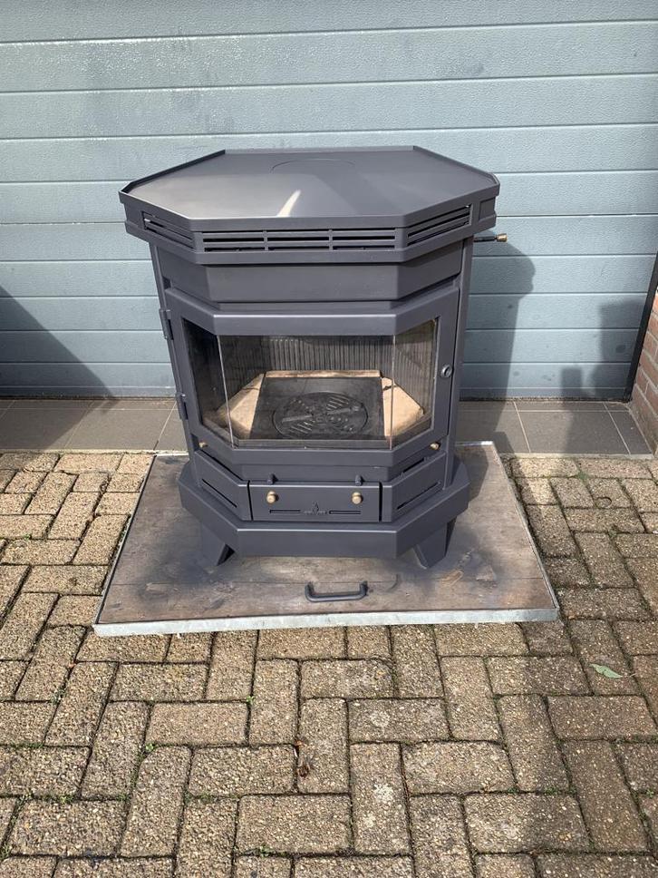 Barbas Rosolo houtkachel, Huis en Inrichting, Kachels, Gebruikt, Vrijstaand, Houtkachel, Hout, Ophalen