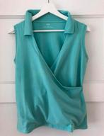 Turquoise Top Hema Maat M, Ophalen of Verzenden, Zo goed als nieuw, Zonder mouw, Hema