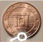 Euromunten, Ophalen of Verzenden, Malta, 5 cent, Losse munt