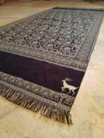 GF18 Kleed foulard AboElela Abugazala donkerblauw beige goud, Huis en Inrichting, Woonaccessoires | Plaids en Woondekens, Gebruikt