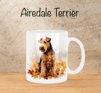Airedale Terriër Herfstmok, Ophalen of Verzenden, Nieuw, Overige stijlen, Kop(pen) en/of Schotel(s)