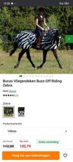 Bucas buzz-of riding vliegendeken maat L 195, Dieren en Toebehoren, Paarden en Pony's | Dekens en Dekjes, Ophalen of Verzenden