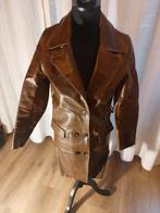 Carnaval Bruine nep Leren Jas (piloot/indiana jones), Kinderen en Baby's, Ophalen of Verzenden, Gebruikt, 146 t/m 152, Jongen of Meisje