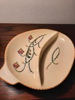 Vintage Plateel Schaal met Bloemmotief, Antiek en Kunst, Ophalen of Verzenden