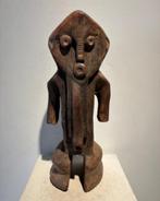 Antiek Beeld Hout-Figuur Legaal Congo 1940-50 + Certificaat, Antiek en Kunst, Kunst | Niet-Westerse kunst, Ophalen of Verzenden